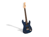 Electric Guitar Blue White