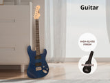 Electric Guitar Blue White