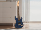Electric Guitar Blue White