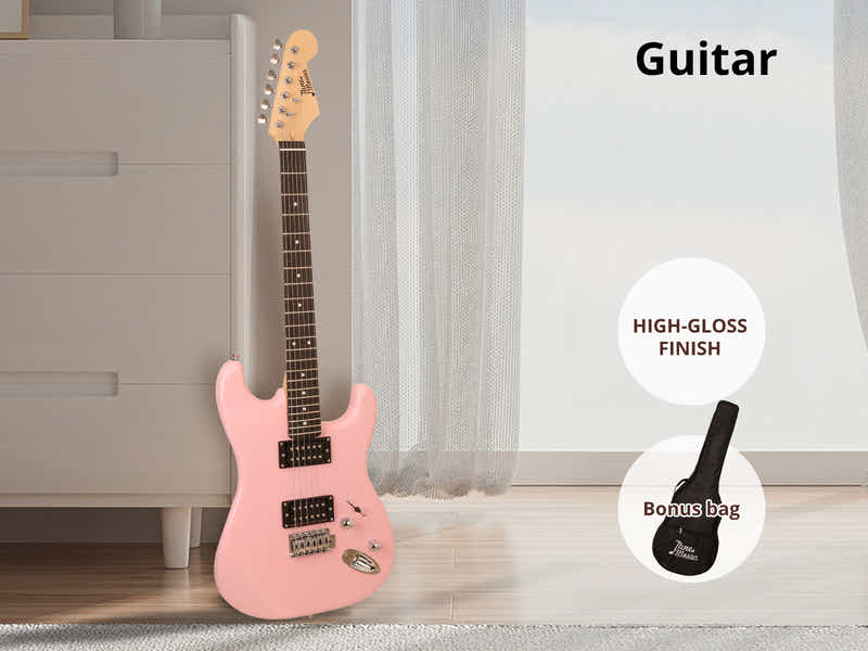 Electric Guitar Pink