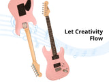 Electric Guitar Pink