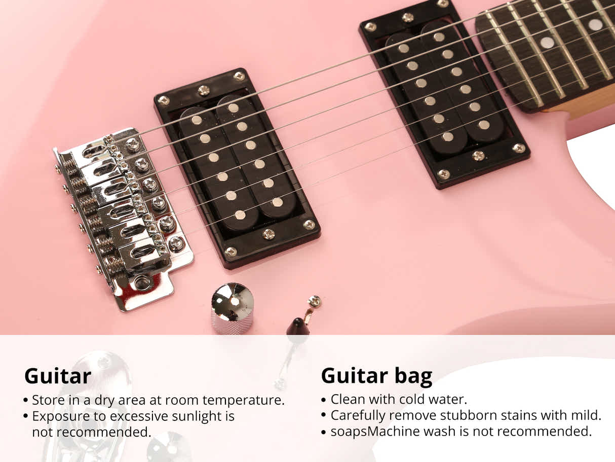 Electric Guitar Set - Pink