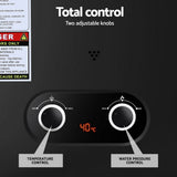 Portable Gas Water Heater LPG-powered System Black