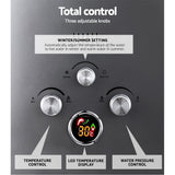 DS NA Devanti Portable Gas Water Heater With Pump LPG System Grey