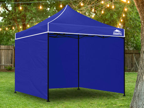 Gazebo Silver coated roof 3x3m Blue