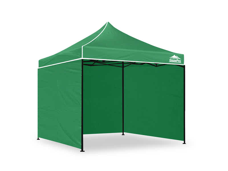 DS Gazebo with Silver-Coated Roof 3m x 3m - Green