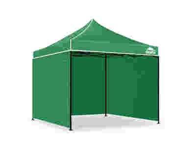 DS Gazebo with Silver-Coated Roof 3m x 3m - Green