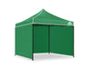 Gazebo Silver coated roof 3x3m Green