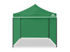 Gazebo Silver coated roof 3x3m Green
