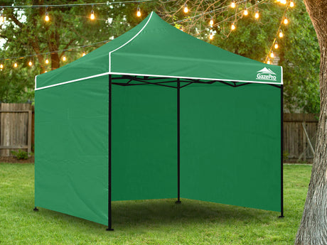 Gazebo Silver coated roof 3x3m Green