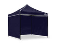 Gazebo with Silver-Coated Roof 3m x 3m - Navy