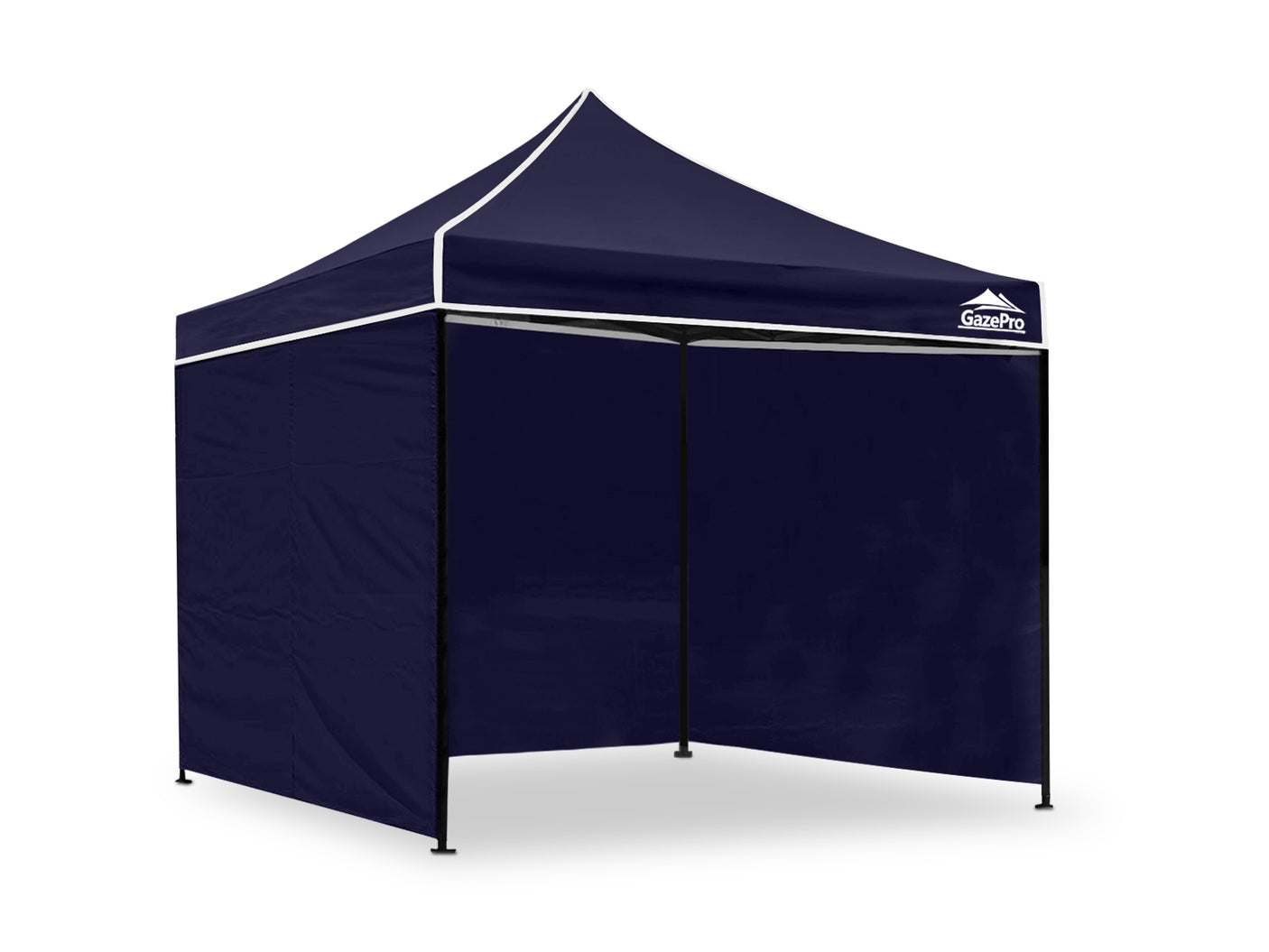 Gazebo Silver coated roof 3x3m Navy