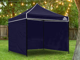 Gazebo Silver coated roof 3x3m Navy