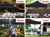 Gazebo Silver coated roof 3x3m Green