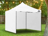Gazebo with Silver-Coated Roof 3m x 3m - White