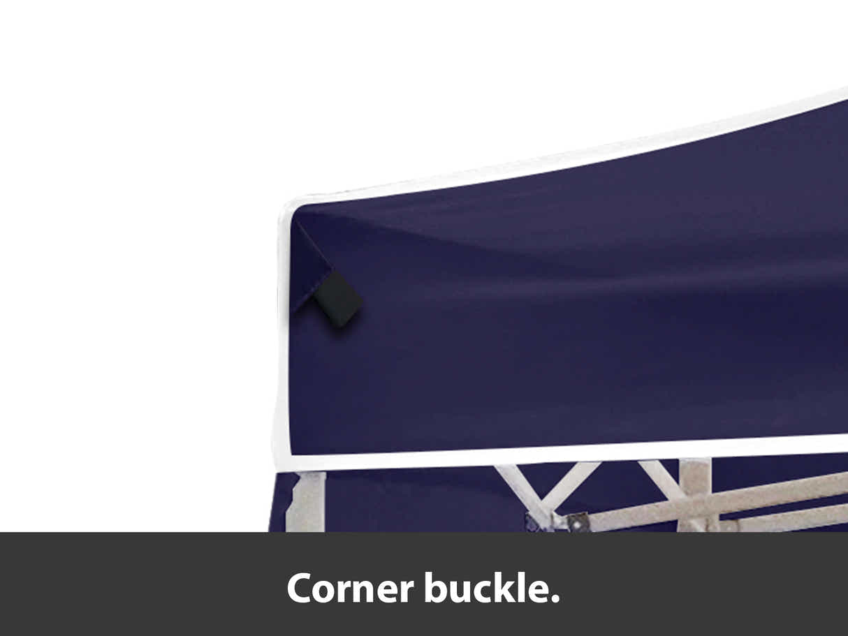 Heavy-Duty Gazebo 3m x 3m - Navy