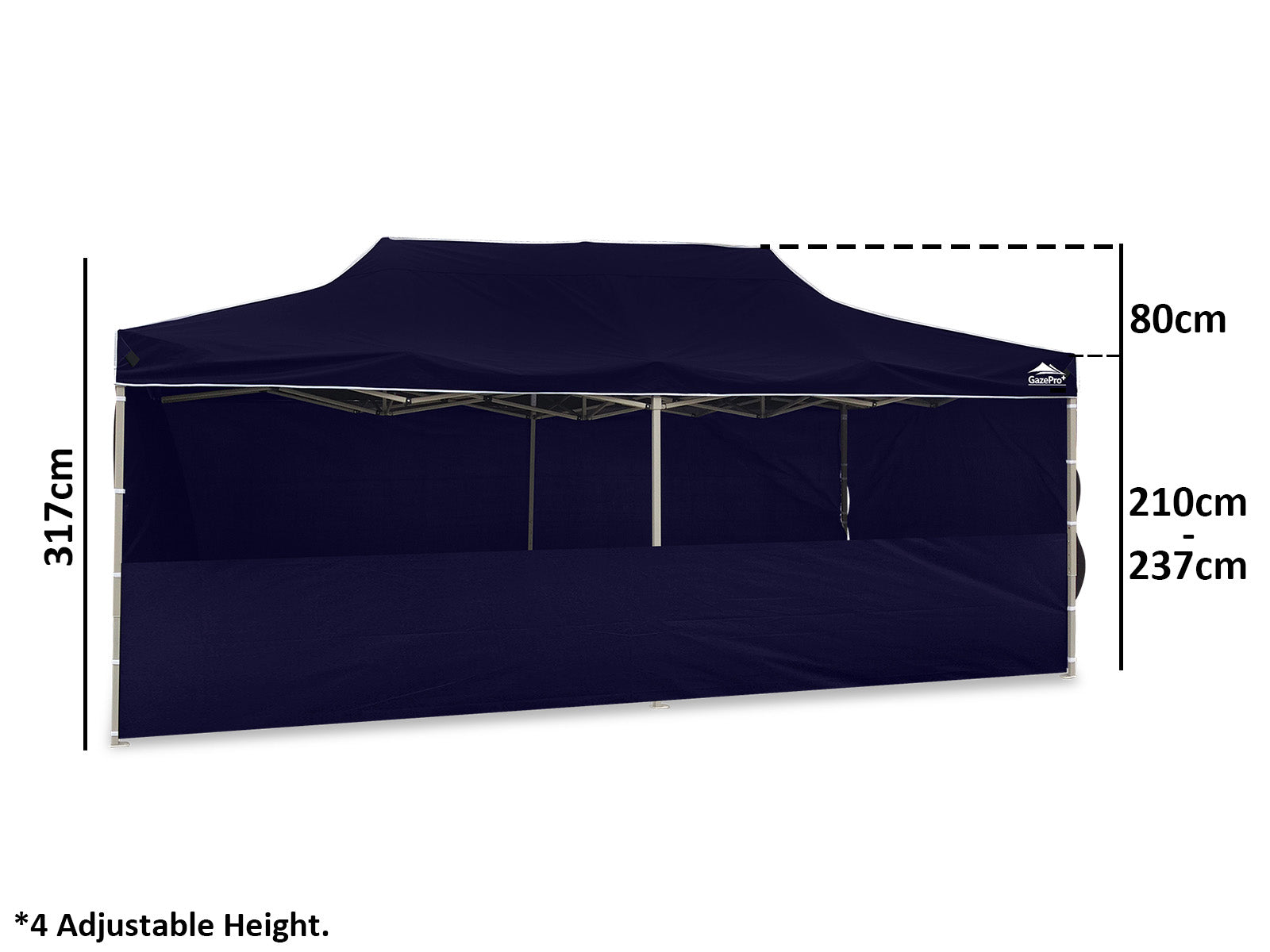 DS Gazebo C 3X6M Heavy Duty navy