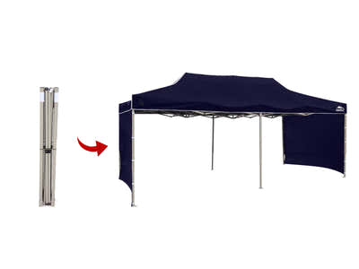 Heavy-Duty Gazebo 3m x 6m - Navy
