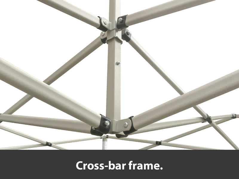 DS Heavy-Duty Gazebo 3m x 3m - Black