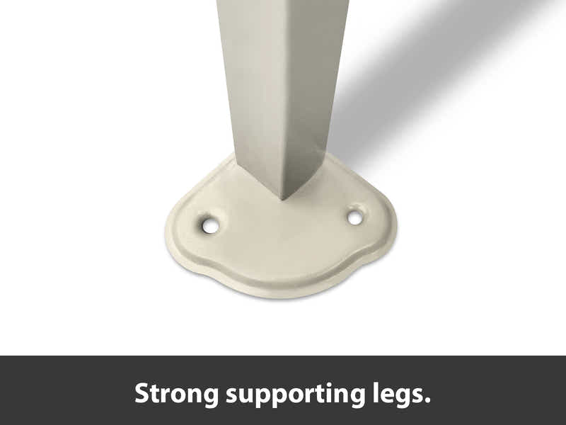 Heavy-Duty Gazebo 3m x 3m - White