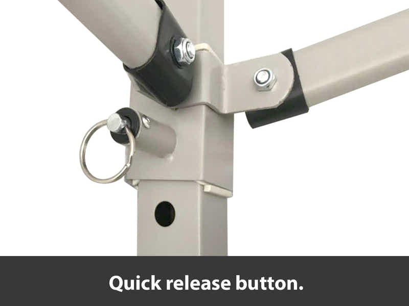 DS Heavy-Duty Gazebo 3m x 3m - Black