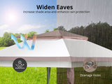 Gazebo Tent One Push coffee & Khaki