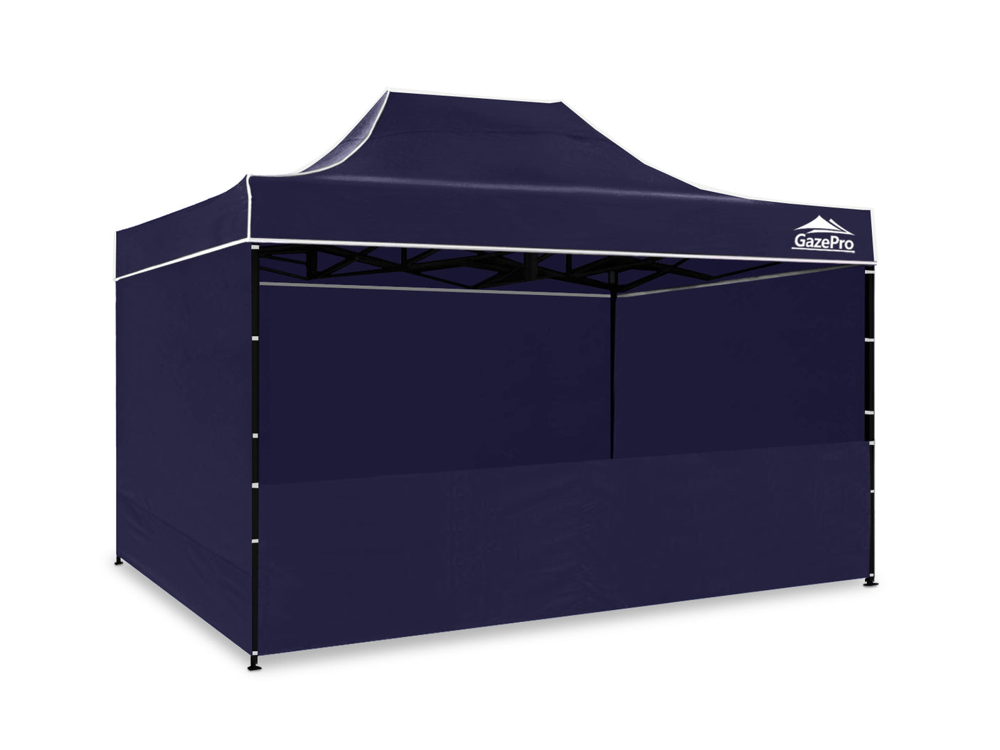 Gazebo Silver coated roof 3x4.5M Navy
