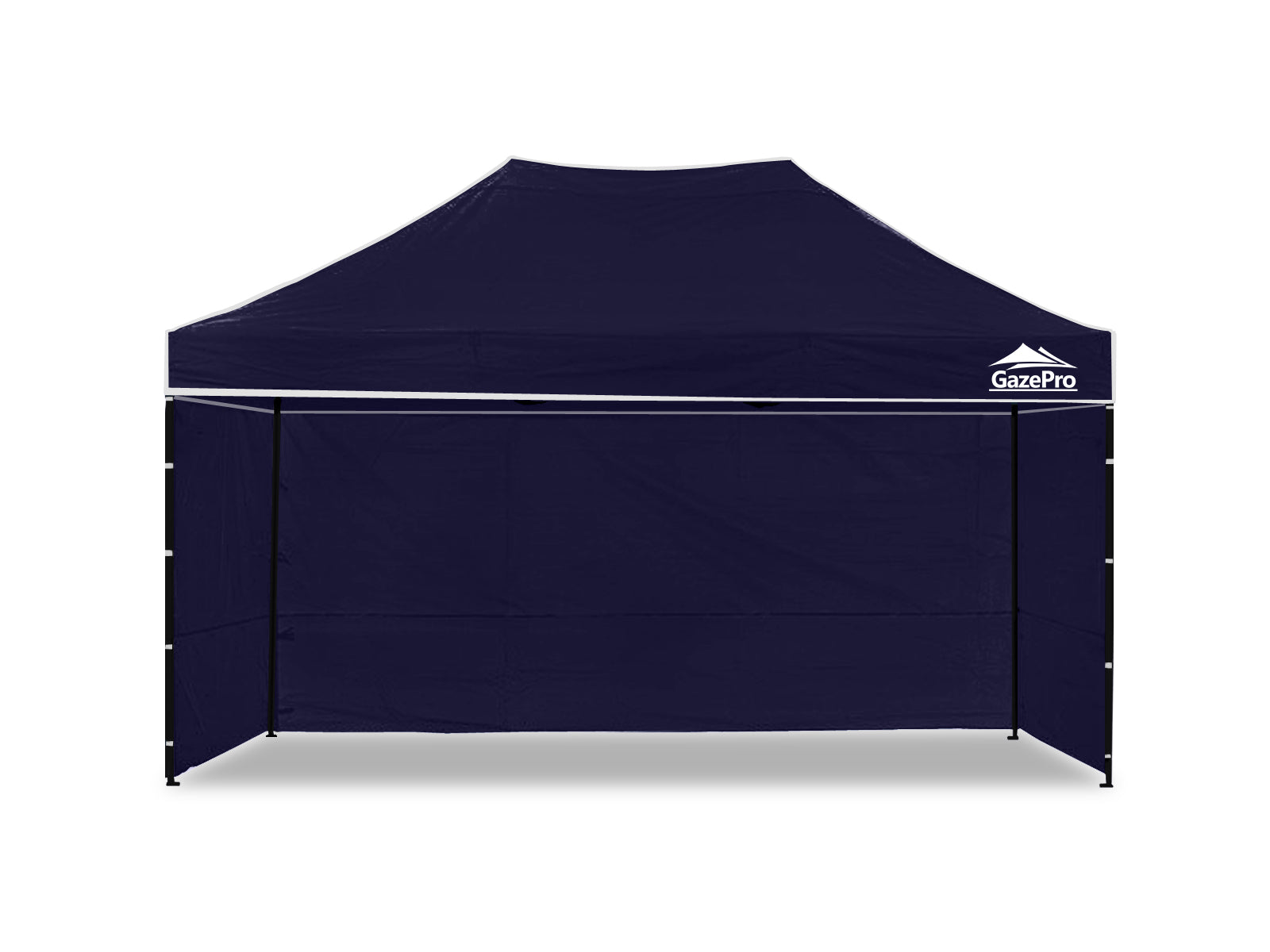 Gazebo Silver coated roof 3x4.5M Navy