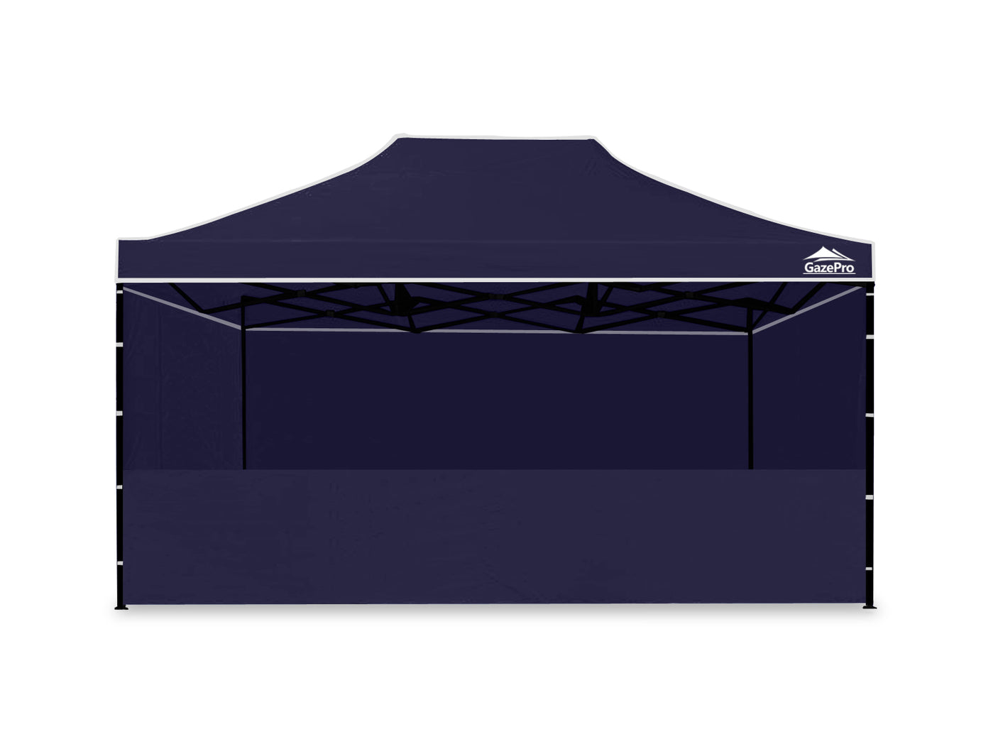 Gazebo Silver coated roof 3x4.5M Navy