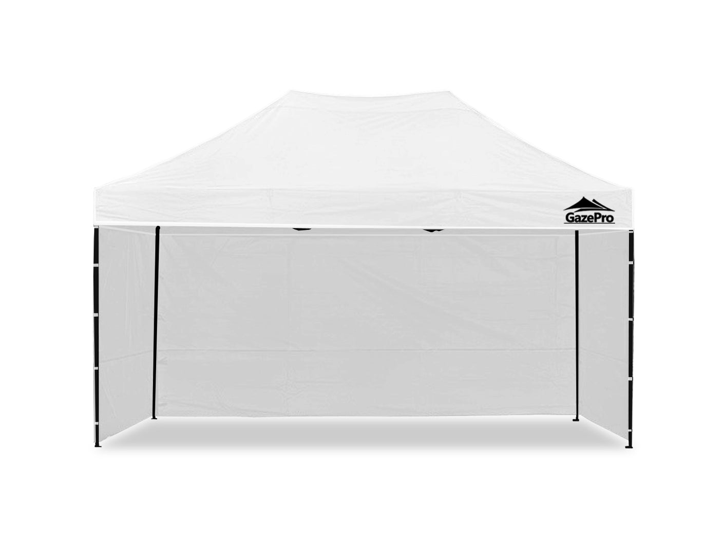 Gazebo Silver coated roof 3x4.5M White