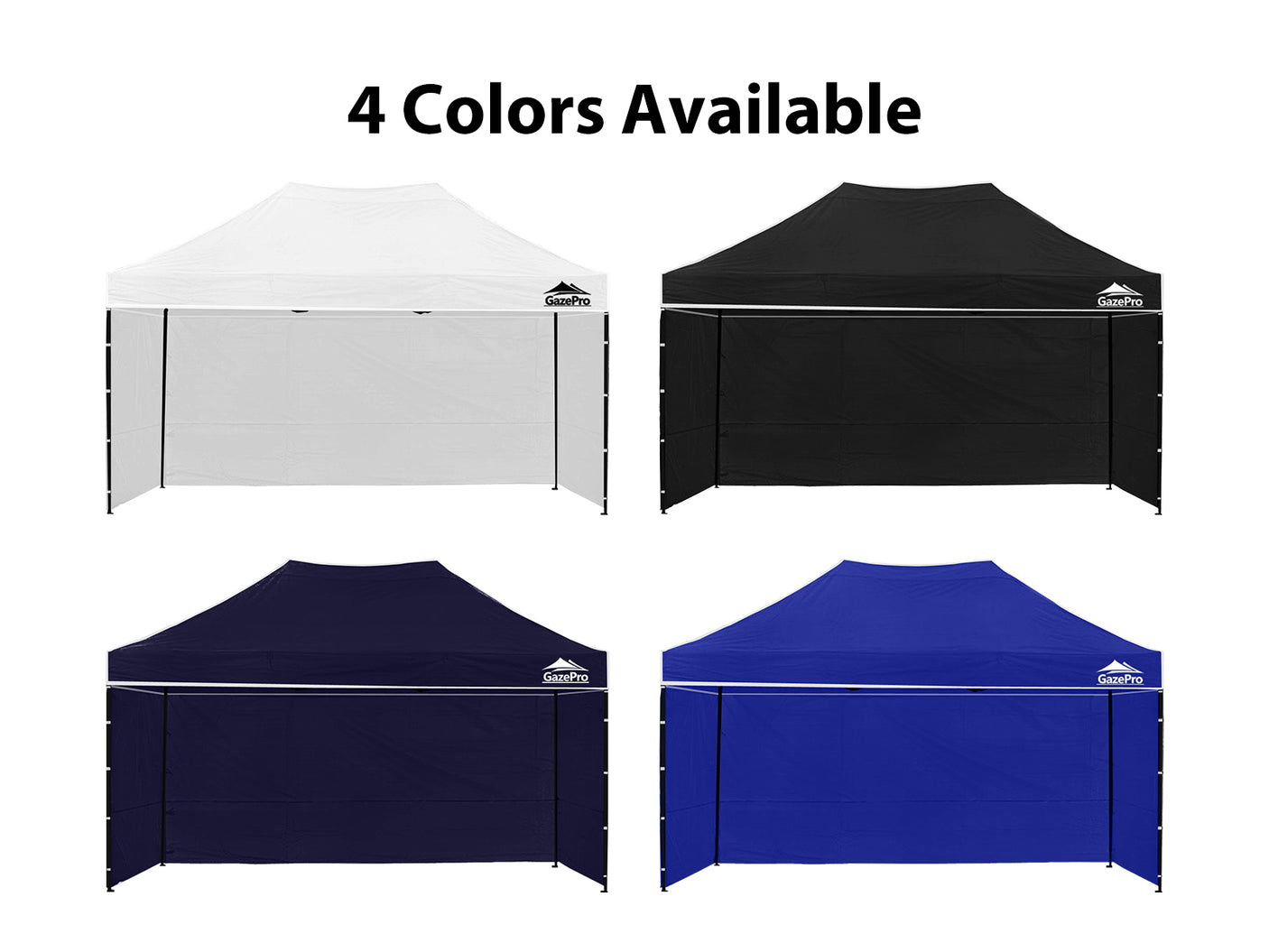 Gazebo Silver coated roof 3x4.5M Navy