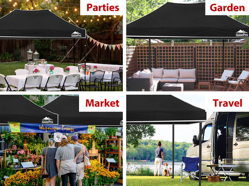 Gazebo with Silver-Coated Roof 3m x 6m - Navy