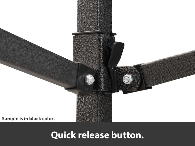 Gazebo with Silver-Coated Roof 3m x 4.5m - Navy