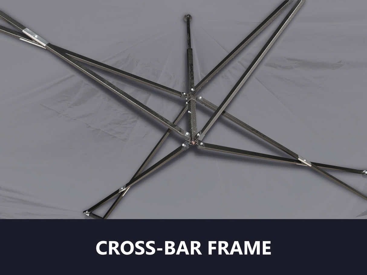 Gazebo with Silver-Coated Roof 3m x 4.5m - Navy
