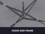 Gazebo Silver coated roof 3x3m Green