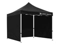 Xclusive Gazebo HEX with Wheel Bag 3m x 3m - Black