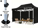 Xclusive Gazebo D HEX 3x6m BLACK