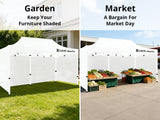 Xclusive Gazebo D HEX 3x6m WHITE