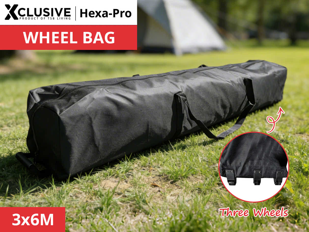 Xclusive Gazebo HEX Wheel bag 3m x 6m