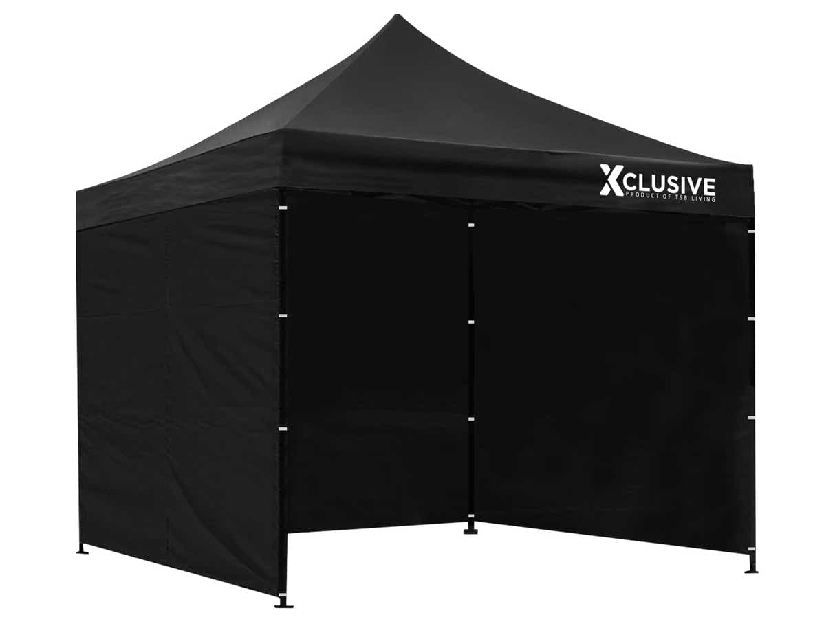 DS Xclusive Gazebo with Carry Bag 3m x 3m - Black