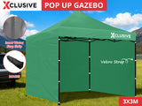 DS Gazebo D Exclusive 3x3m GREEN