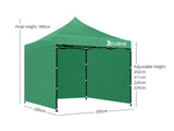 DS Gazebo D Exclusive 3x3m GREEN