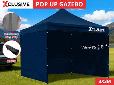 Xclusive Gazebo D 3x3m NAVY