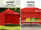 DS Gazebo D Exclusive 3x3m RED