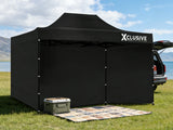 Xclusive Gazebo D 3x4.5m BLACK