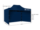 DS Gazebo D Exclusive 3x4.5m NAVY