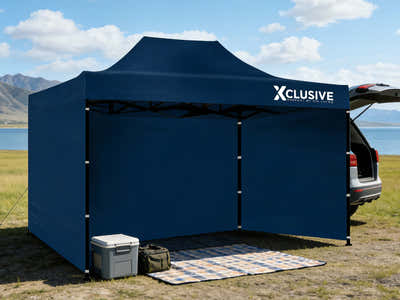 Xclusive Gazebo with Carry Bag 3m x 4.5m - Navy