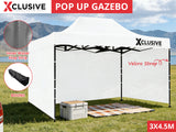 Xclusive Gazebo D 3x4.5m WHITE