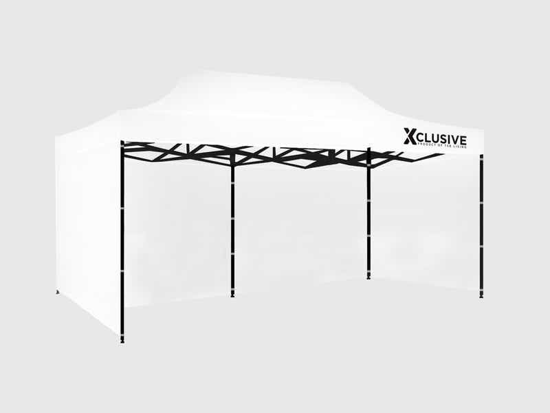 Xclusive Gazebo D 3x6m WHITE