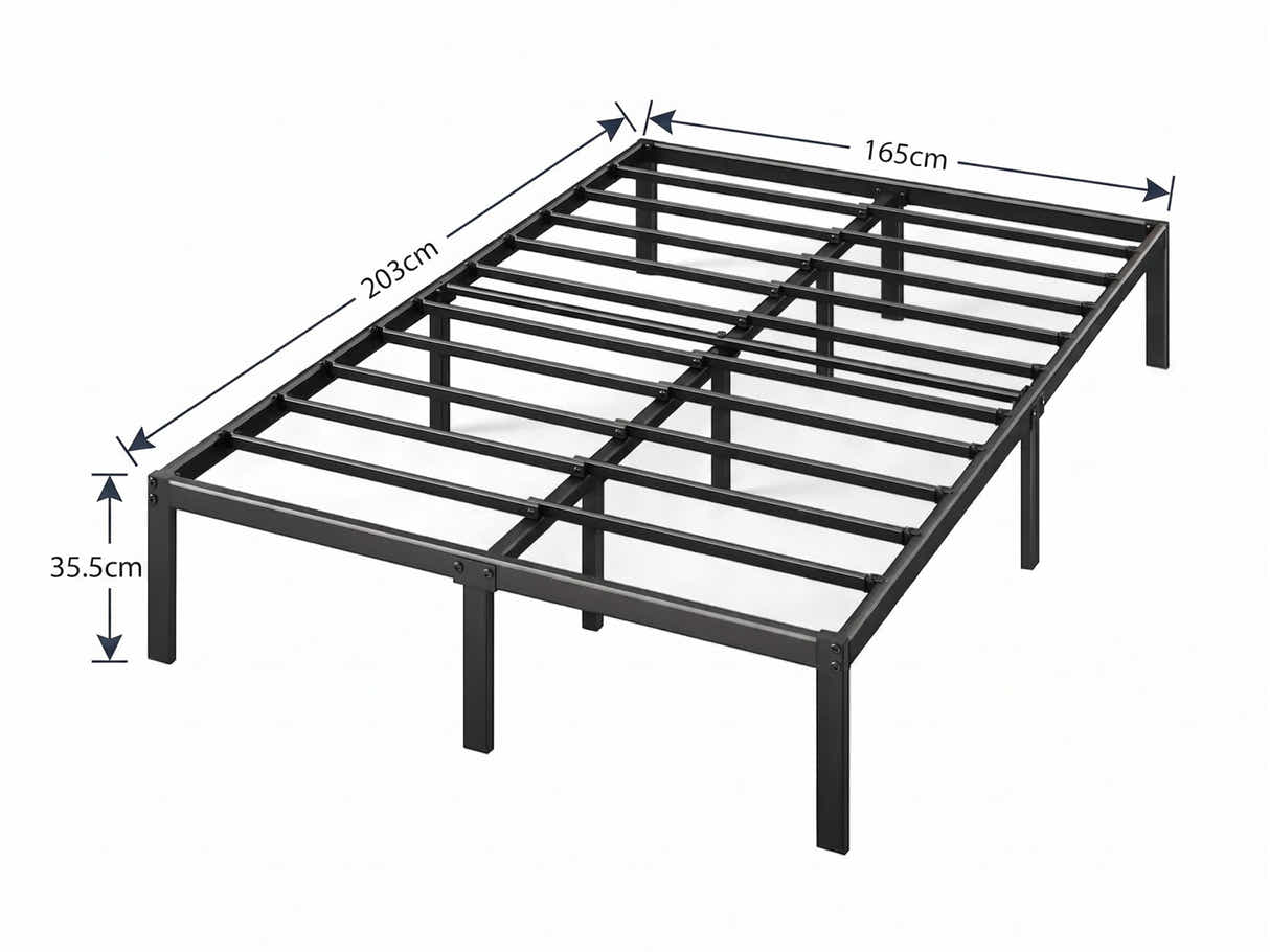 Xclusive Metal Platform Bed Frame - NZ King